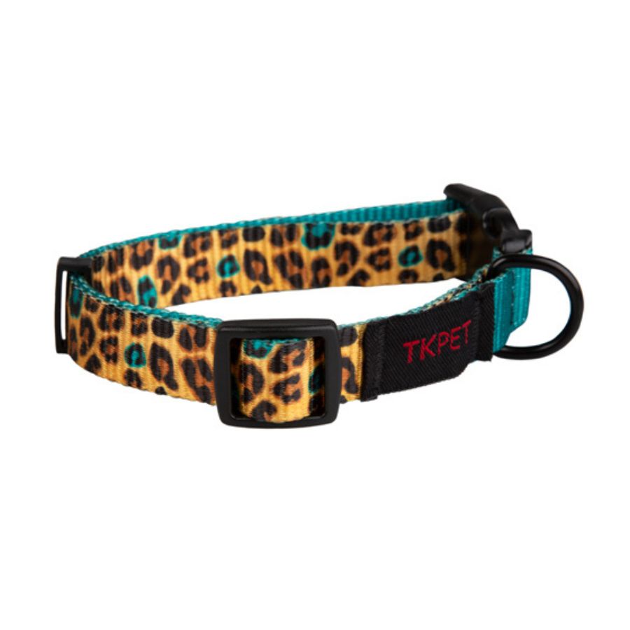 Dog collar leopard, , large image number null